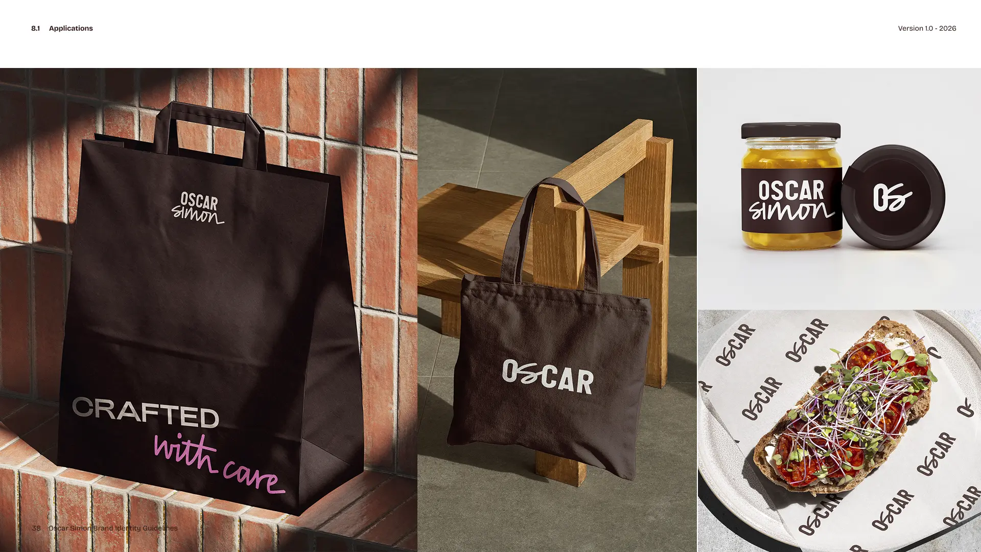 Oscar Simon brand identity — page 9