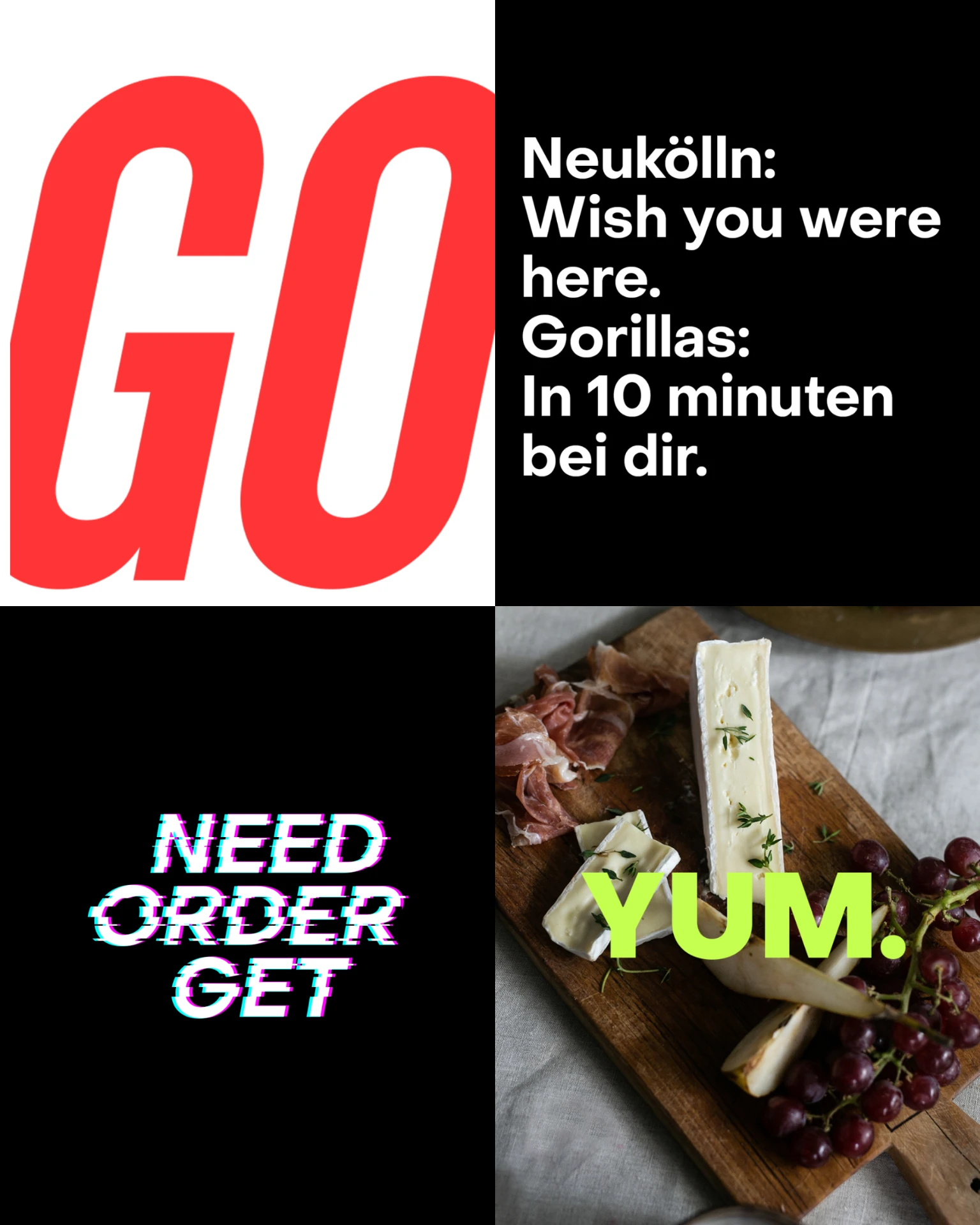Gorillas Brand socials