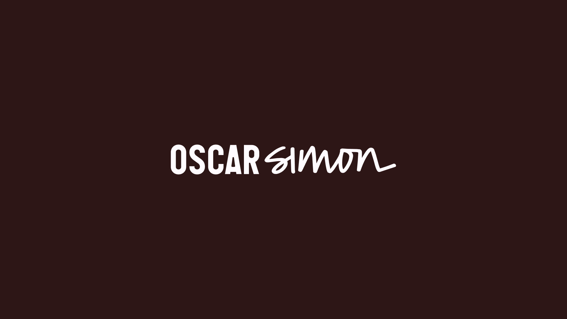 Oscar Simon brand identity — page 1
